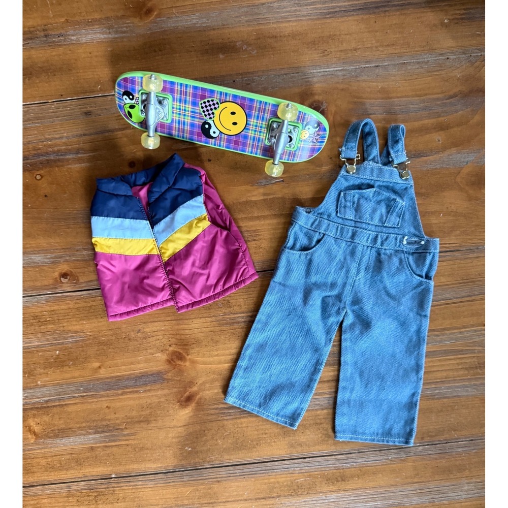 American Girl Nicki's Skateboarding Outfit for 18-inch Dolls Partial Set